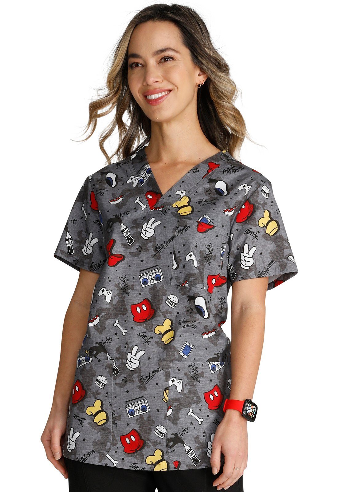 Cherokee Funktionsbluse Bunt bedruckter Damen Kasack 