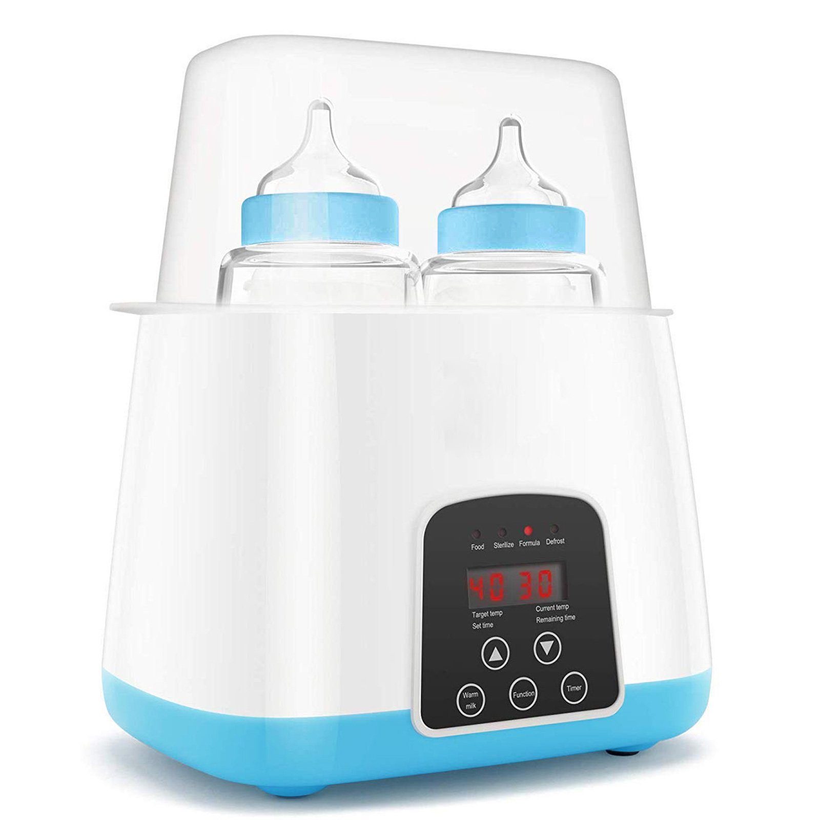 iceagle Babyflaschenwärmer Baby Flaschenwärmer, 6 in 1 Smart Thermostat Baby Speisenwärmer, Konstante Temperatur in 24h