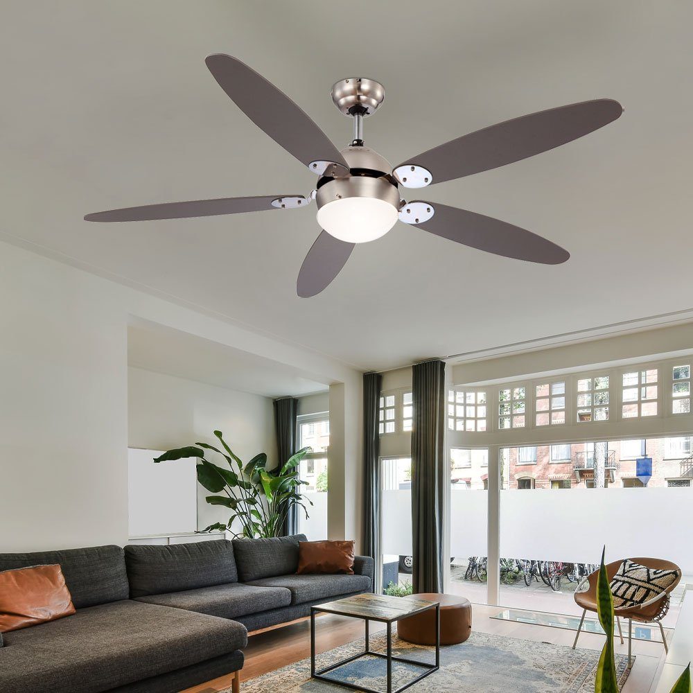 Globo Deckenventilator, Smart Home Decken Ventilator Alexa Google App Leuchte dimmbar im Set