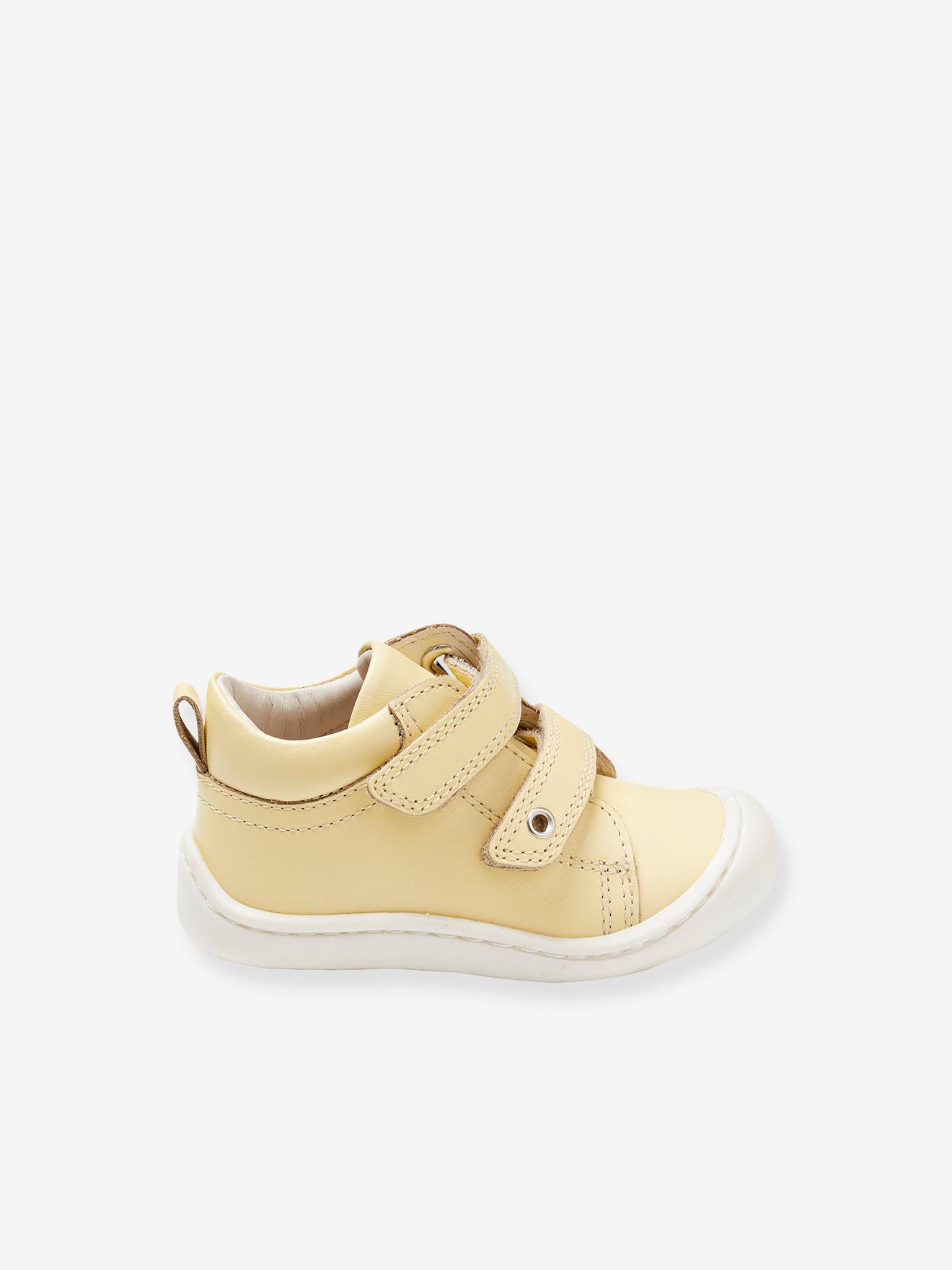 Vertbaudet Baby Lauflern-Boots mit Klett - bordeaux