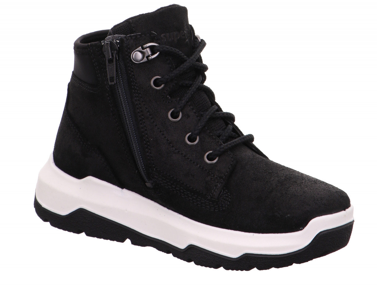 SPACE - Schwarz Boots mit Reißverschluss