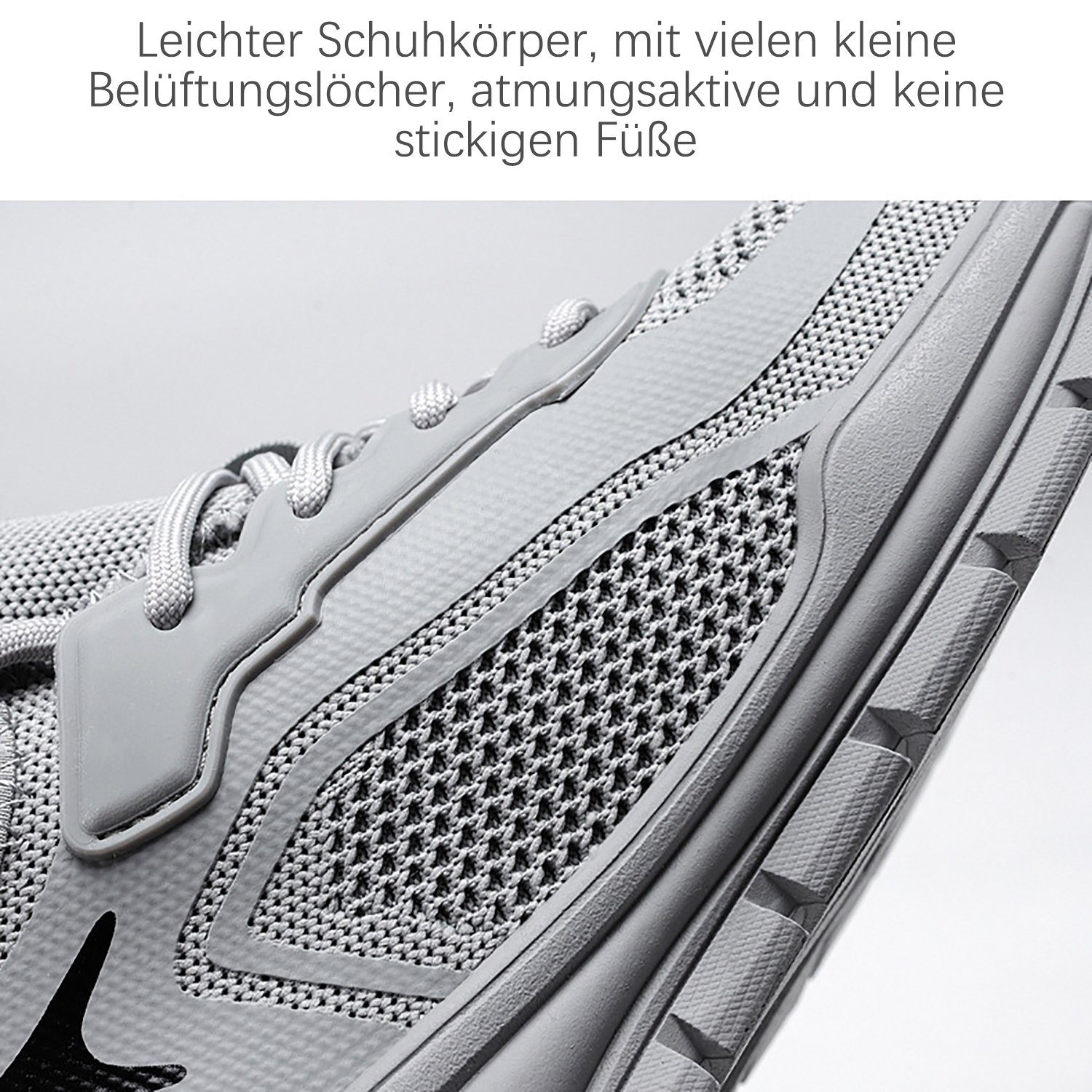 Daisred Sneaker Leicht Laufschuhe Herren Sportschuhe Kochschuhe rutschfest