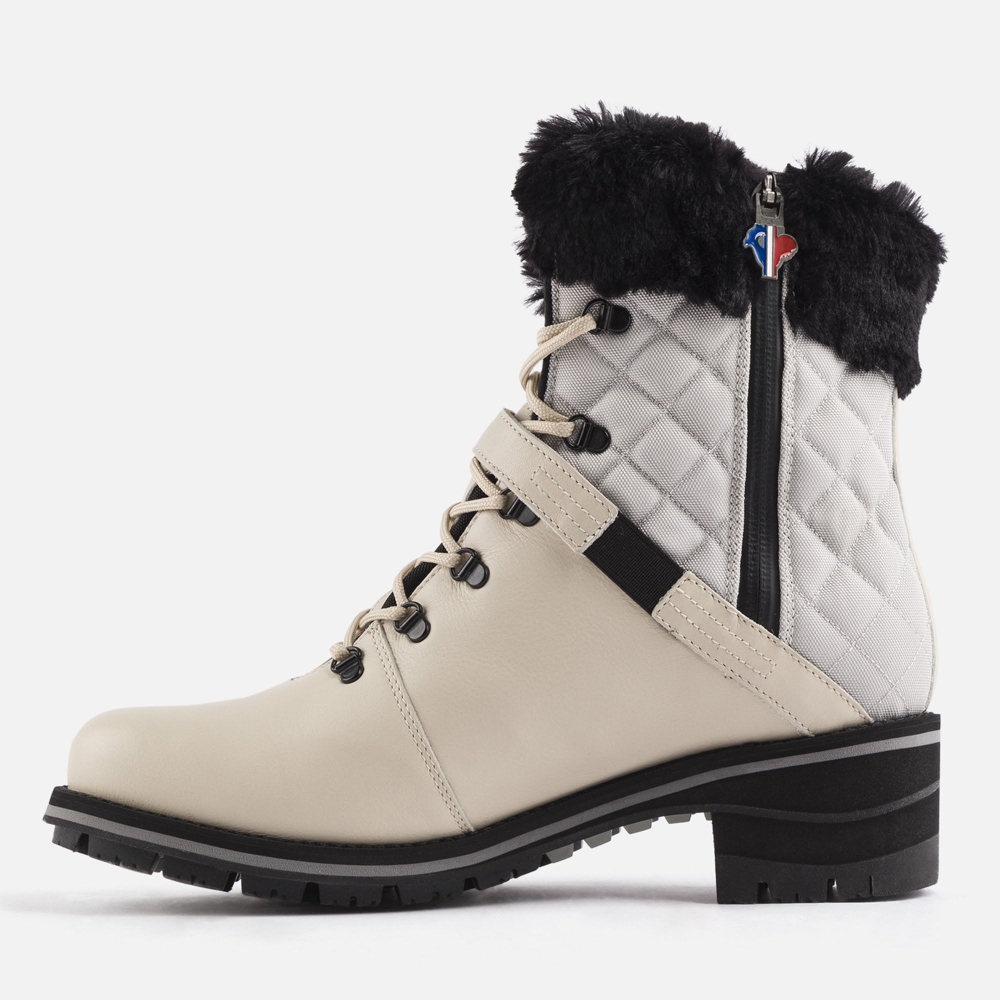 Bottines Megève beige femme