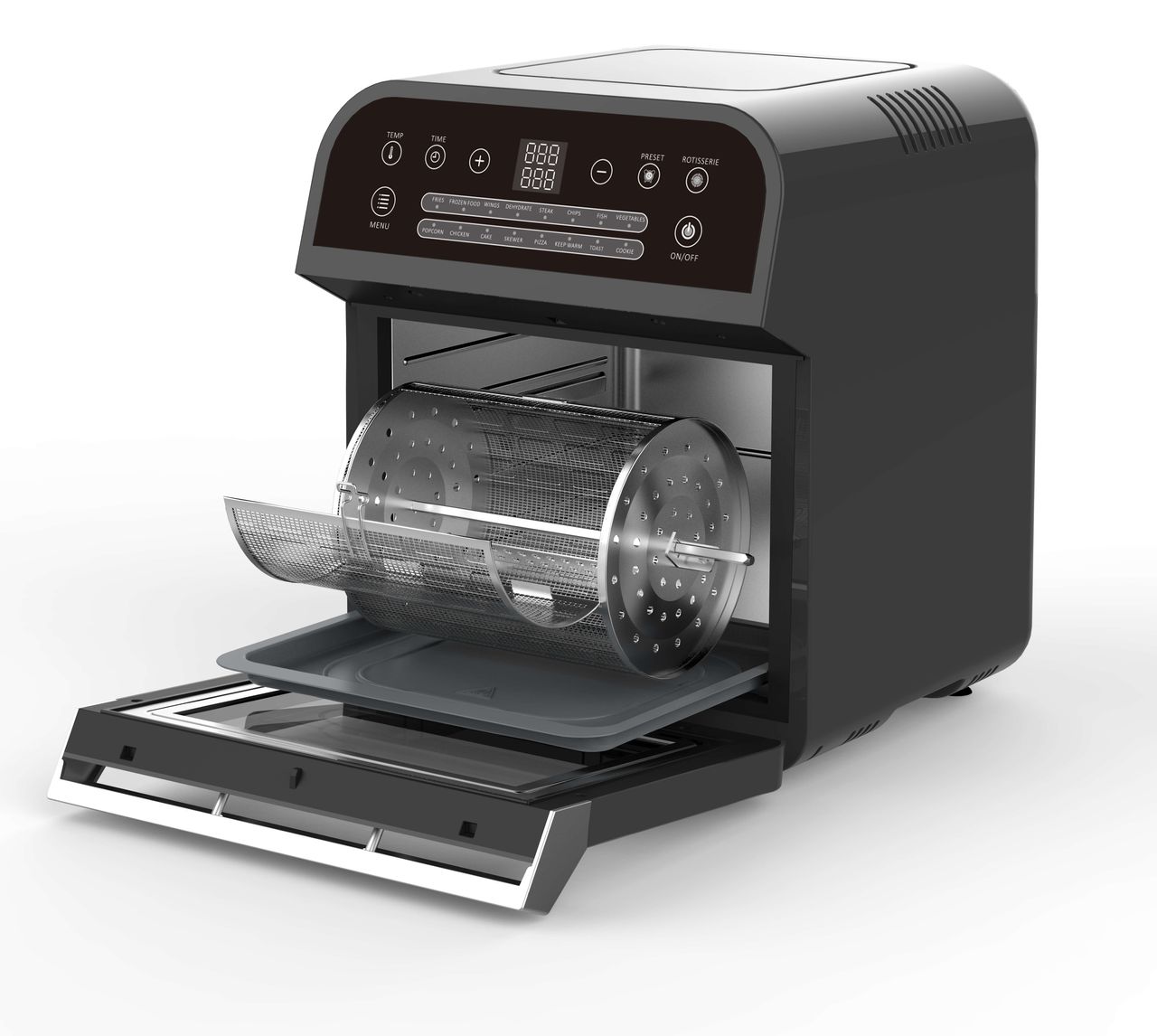Topmatic XXL Heißluftfritteuse 12L schwarz DAF-1600.12LB 1600W