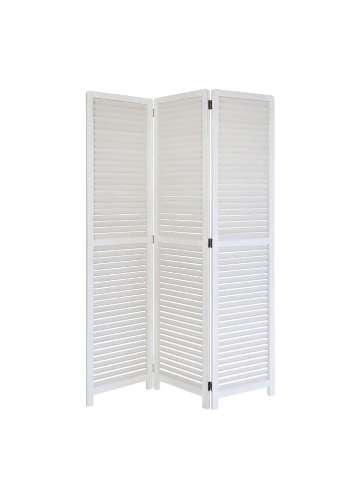 Homestyle4u 3-tlg. Paravent in Weiß 120x170 günstig kaufen onesize