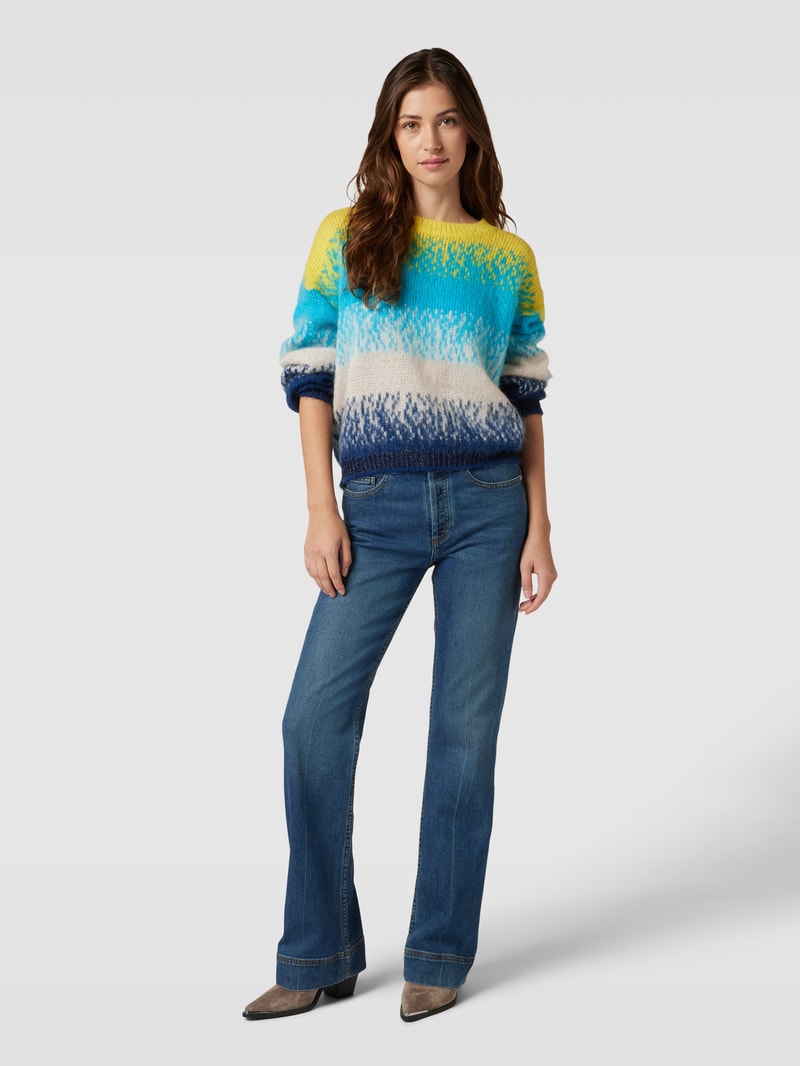 Bootcut Jeans mit Bügelfalten Modell 'VINCENTE DENIM ECO' in jeans