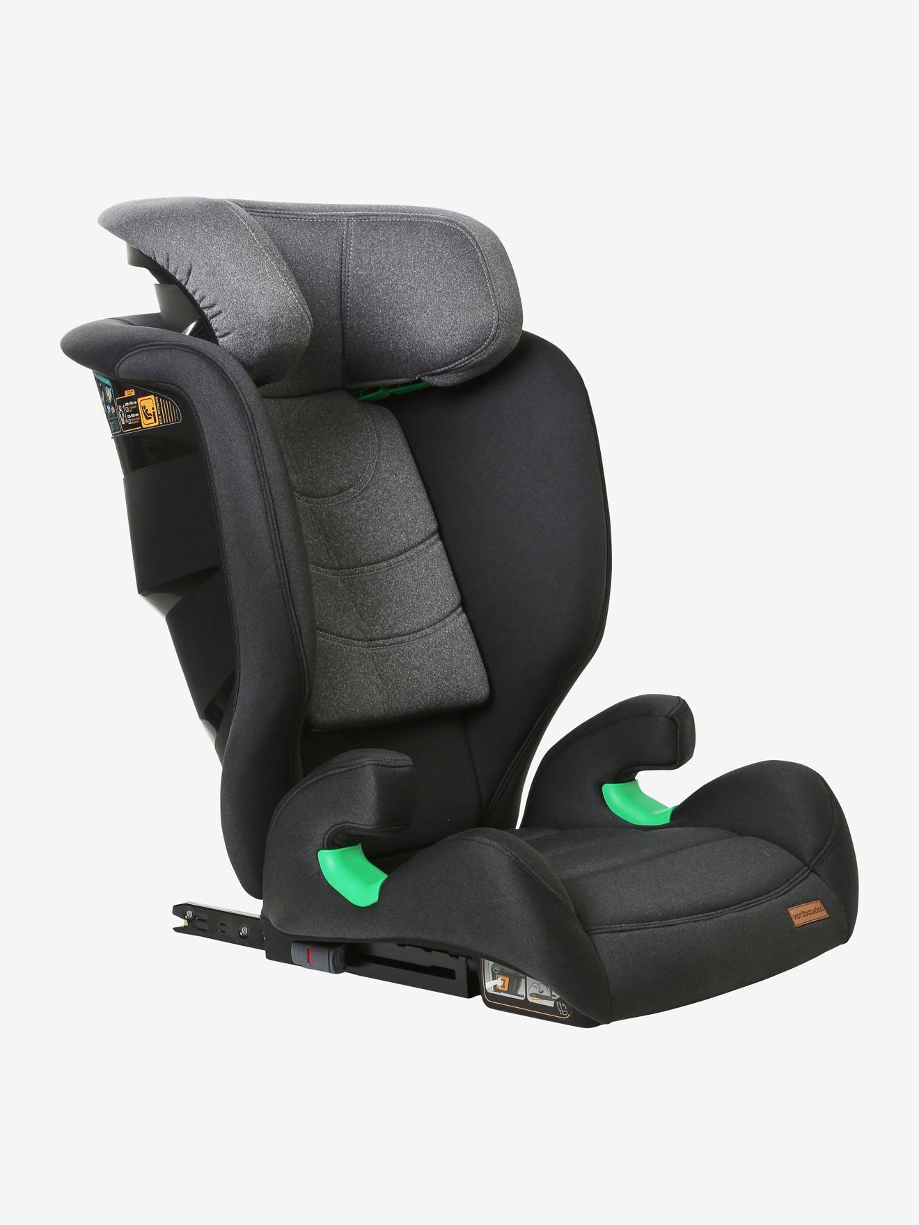 Siège-auto isofix I-Size groupe 2/3 Twiddly VERTBAUDET lot noir