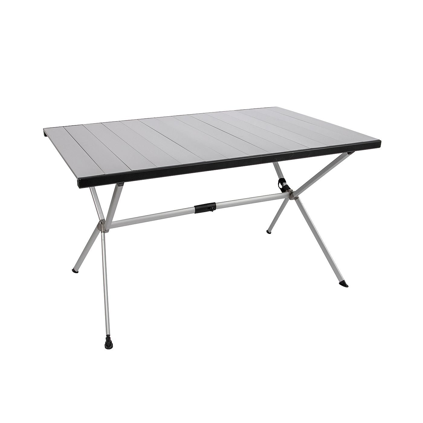Bo-Camp Lamel 121 x 80 Kreuzfuß Tisch