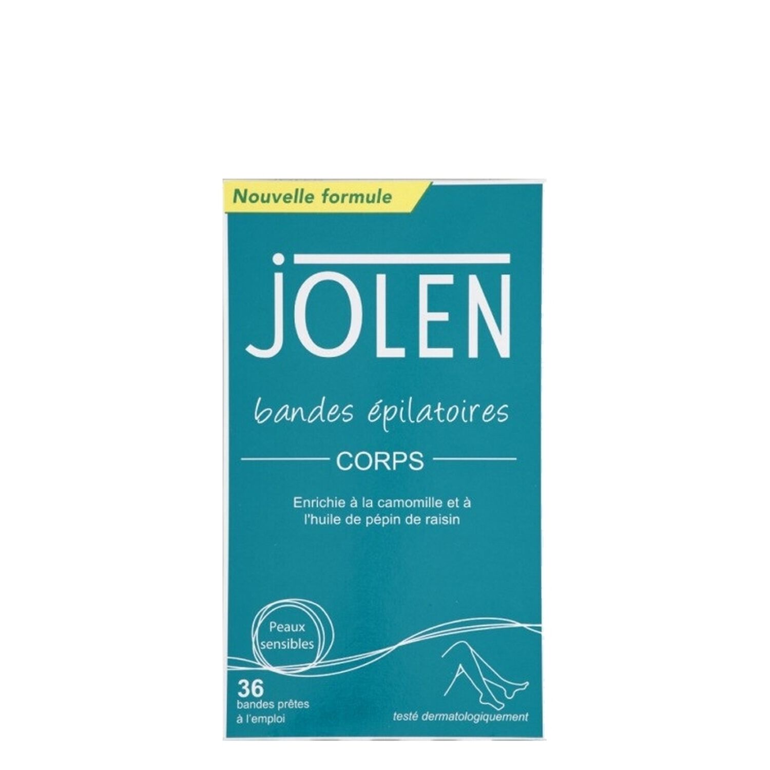 Jolen Bandes Epilatoires Corps 36 Bandes