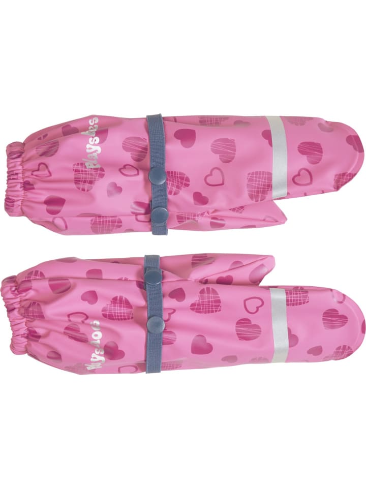 Playshoes Matschhandschuh mit Fleece-Futter Herzchen in Pink günstig kaufen