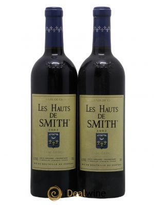 Les Hauts de Smith Second vin  2002 - Lot de 2 Bouteilles