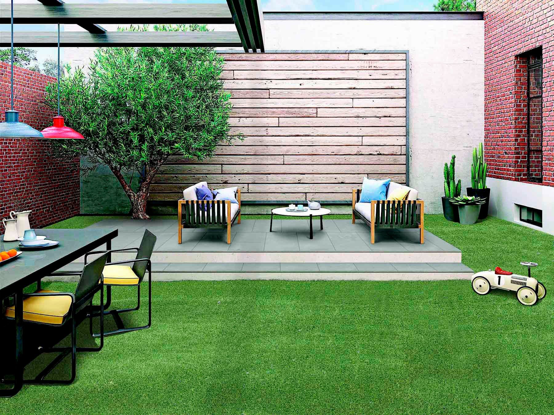 Kunstrasen Rasenteppich MERAN, KONIFERA, rechteckig, Höhe: 40 mm, realistische Optik, mit Drainagefunktion, ideal für Balkon & Terrasse
