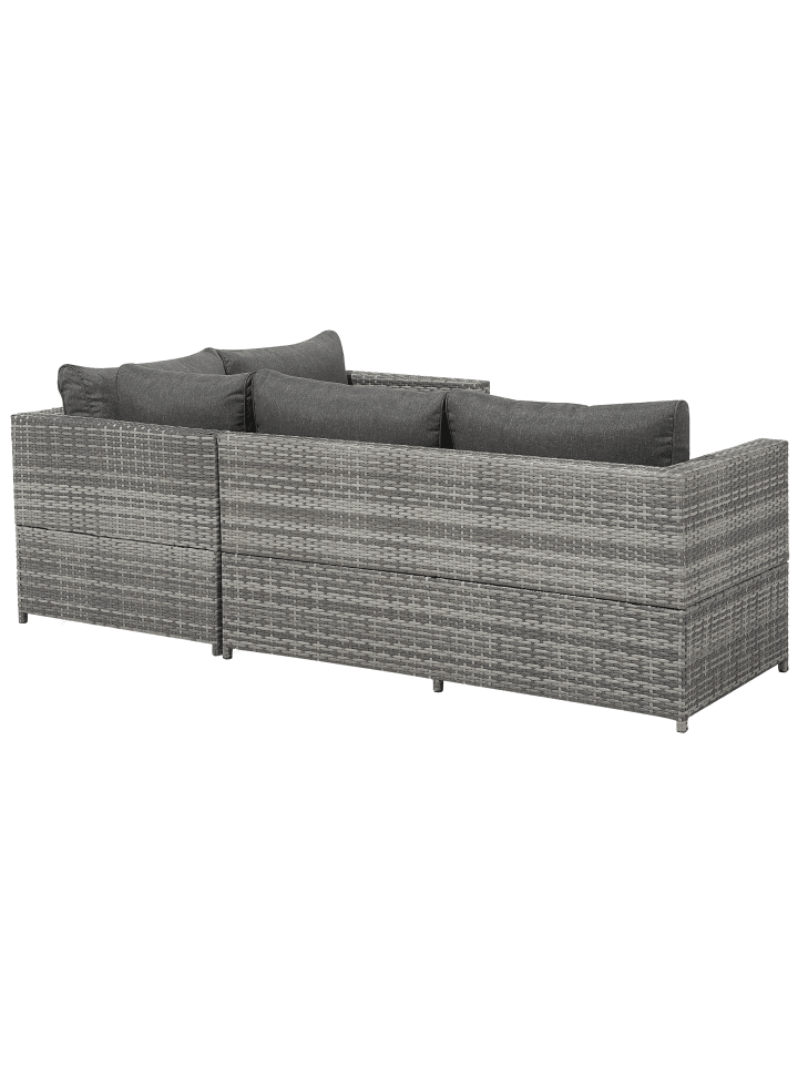 Beliani 2-tlg Lounge Set AVOLA in Grau günstig kaufen onesize