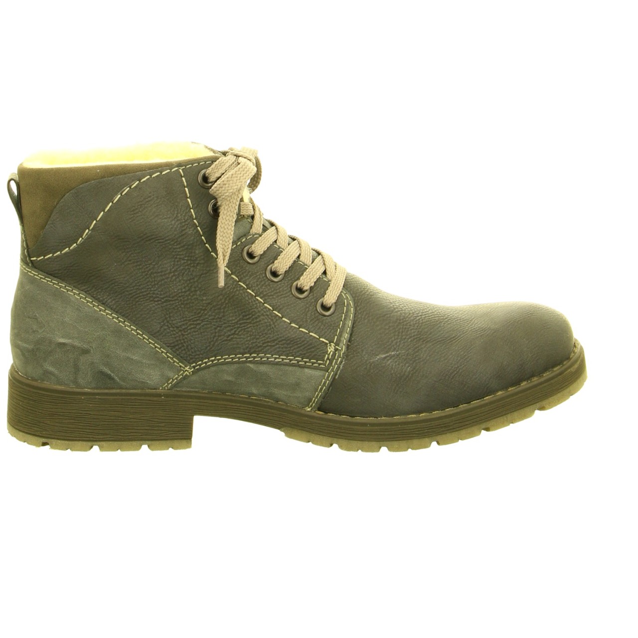 RIEKER Schnür-Stiefeletten grau