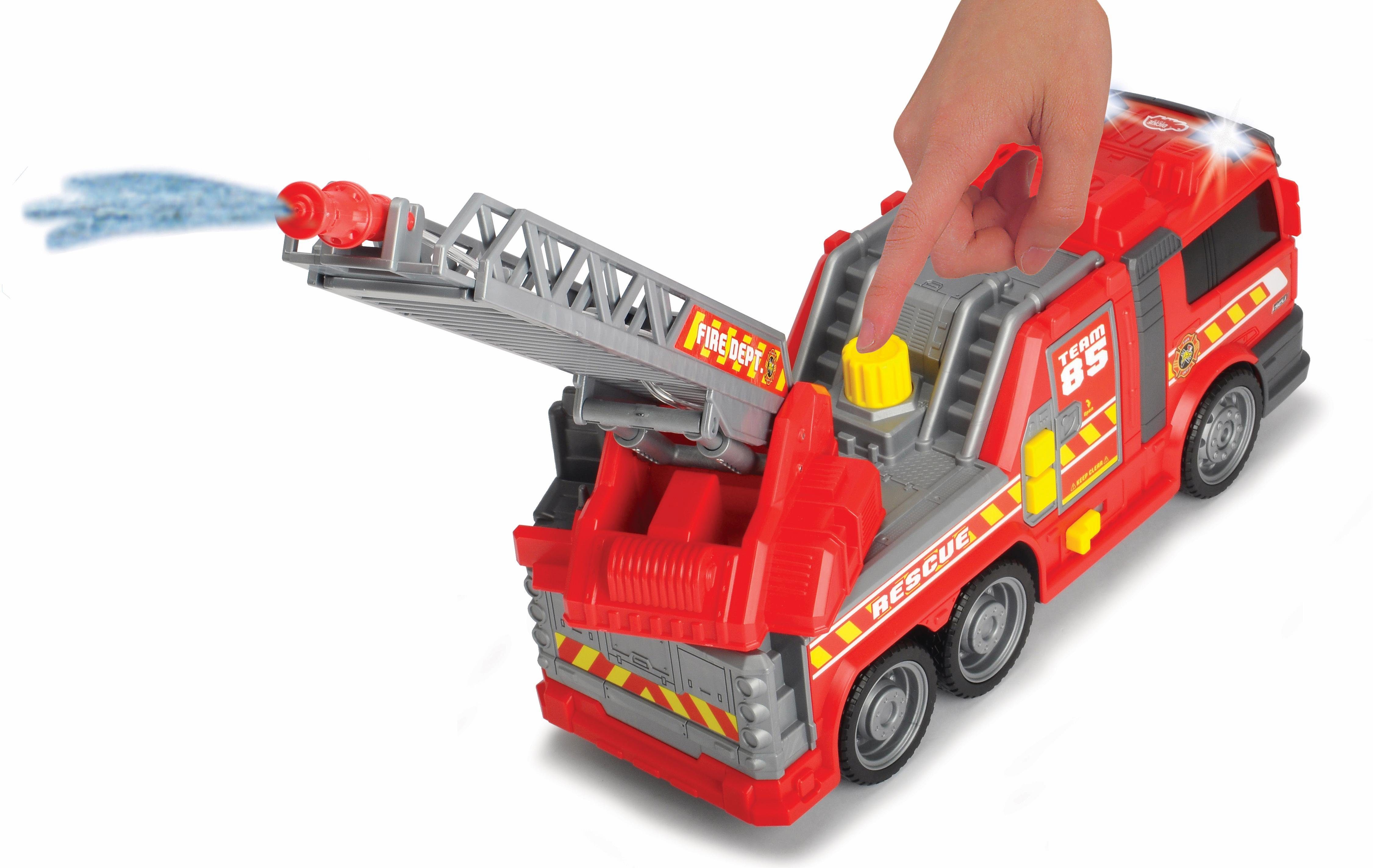 Dickie Toys Spielzeug-Feuerwehr Fire Fighter - Feuerwehrauto, mit Wasserspritze