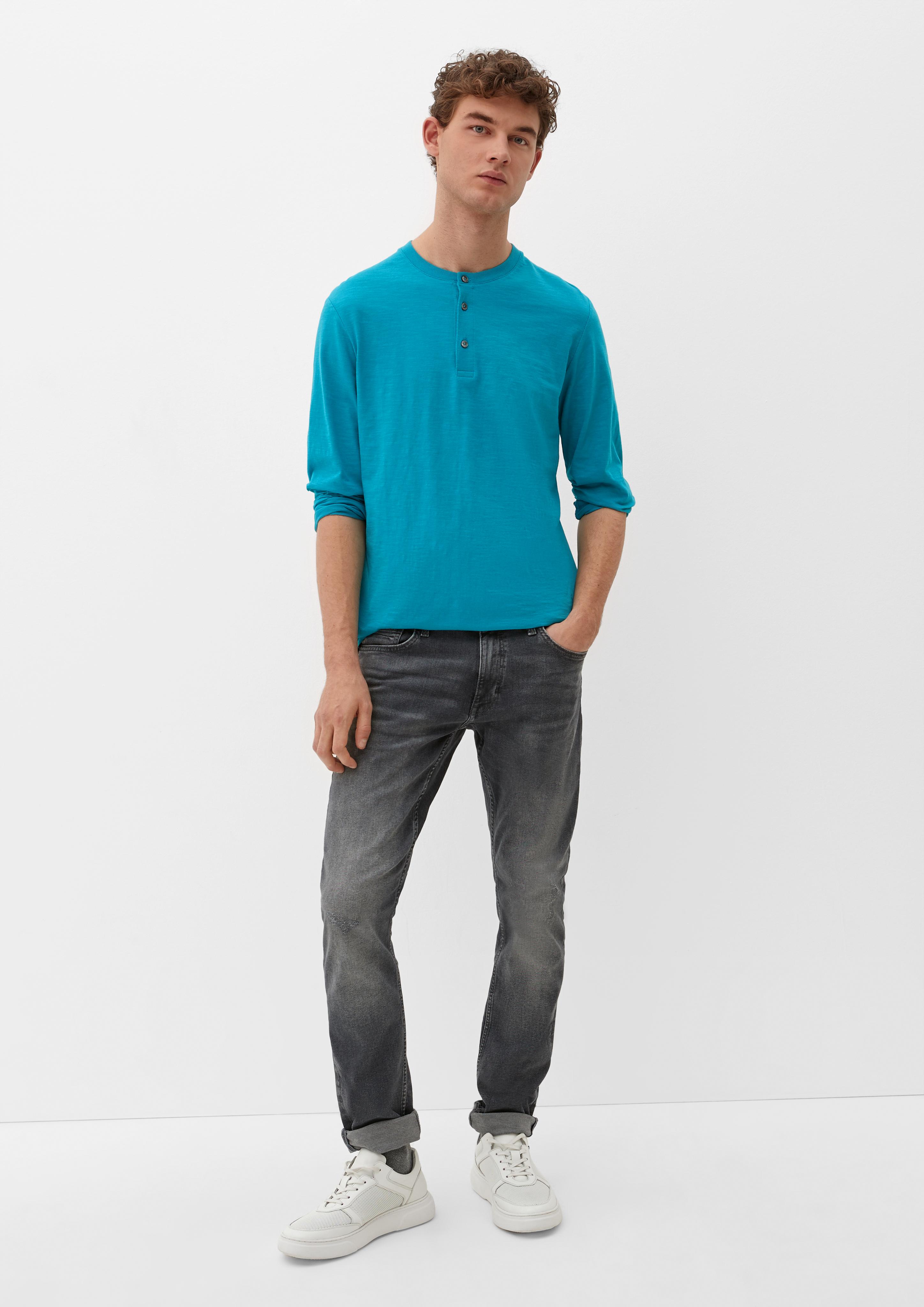Longsleeve mit Henley-Ausschnitt  2129249-6376