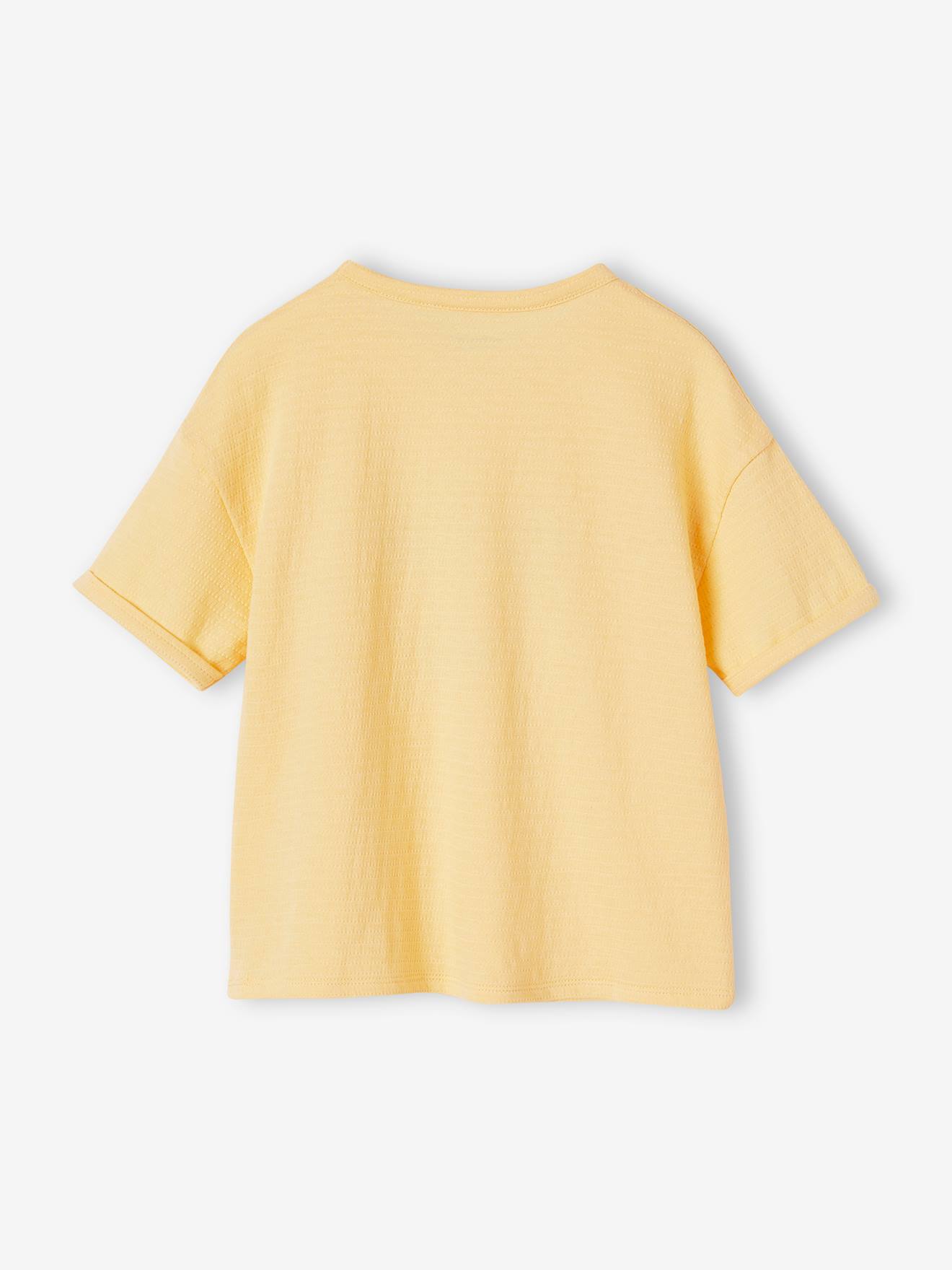 Vertbaudet Mädchen T-Shirt Oeko-Tex - pastellgelb