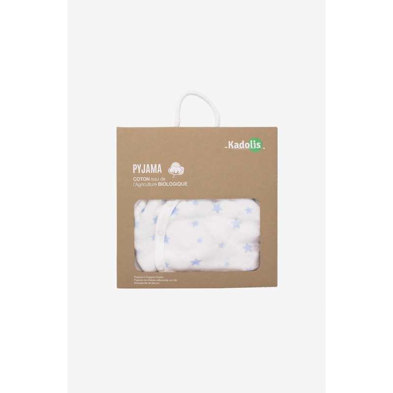 Pyjama bébé en Coton Bio imprimé étoiles