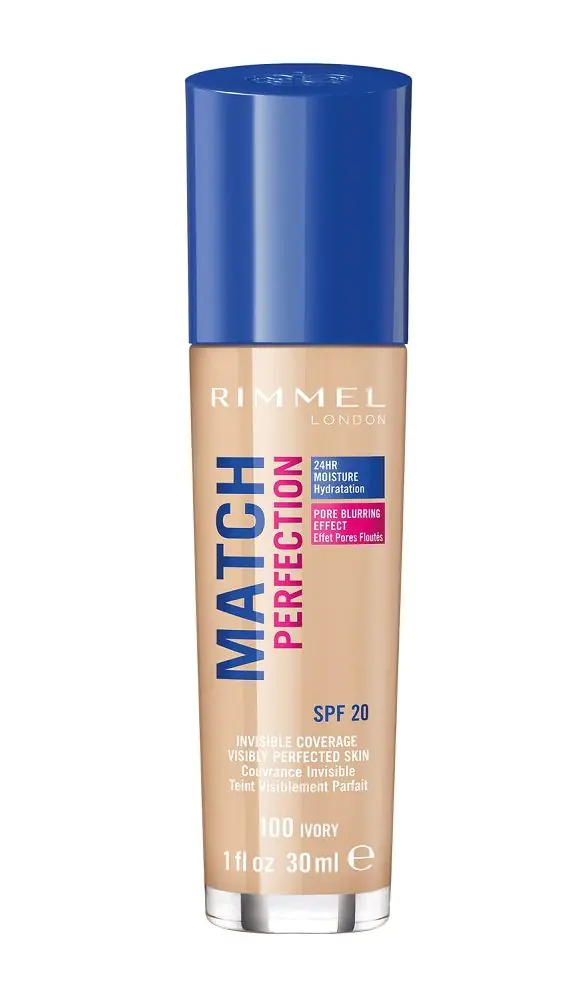 Rimmel Match Perfection tekući puder za lice, 100