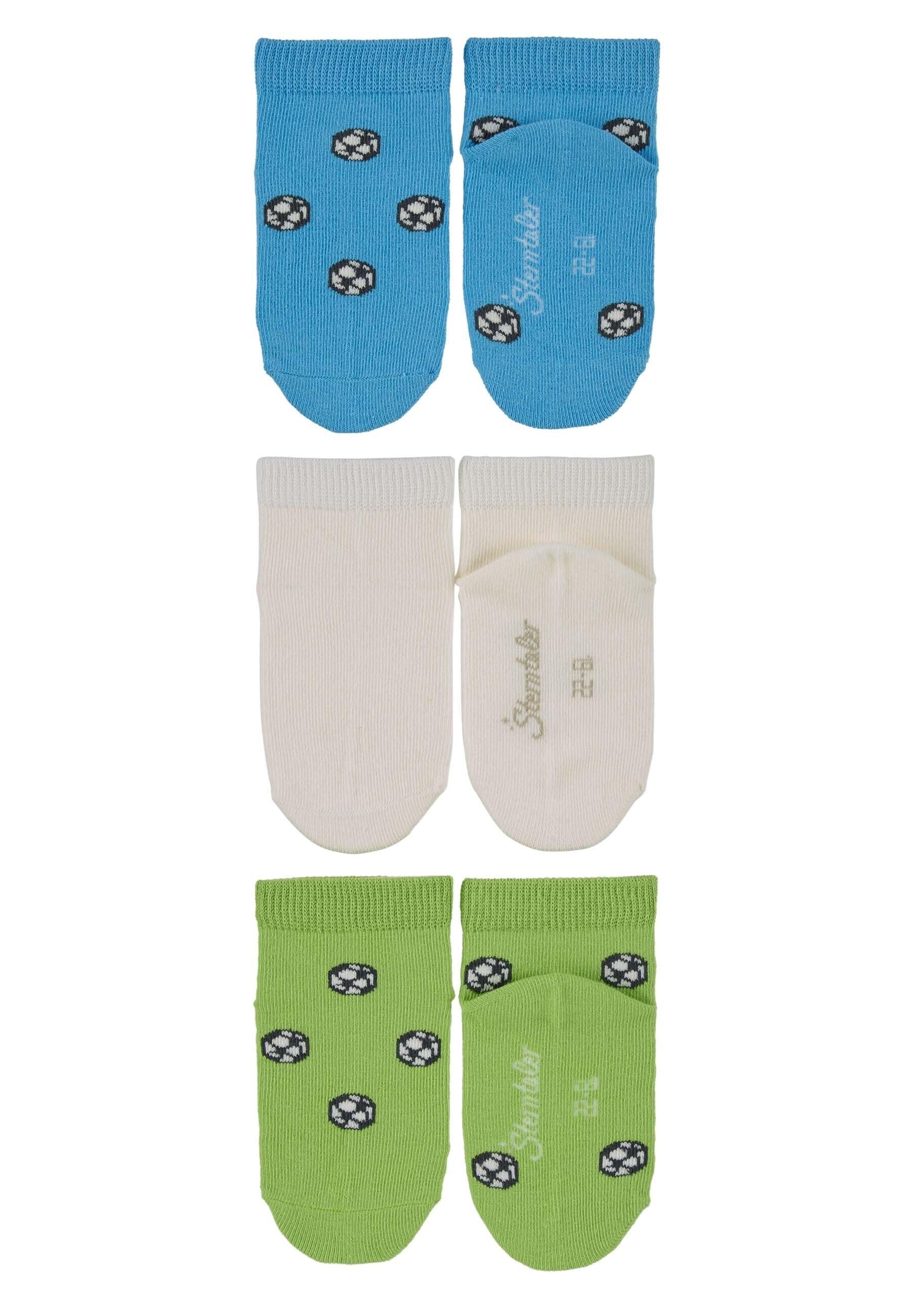 Sneaker-Socken 3erPack Fußball