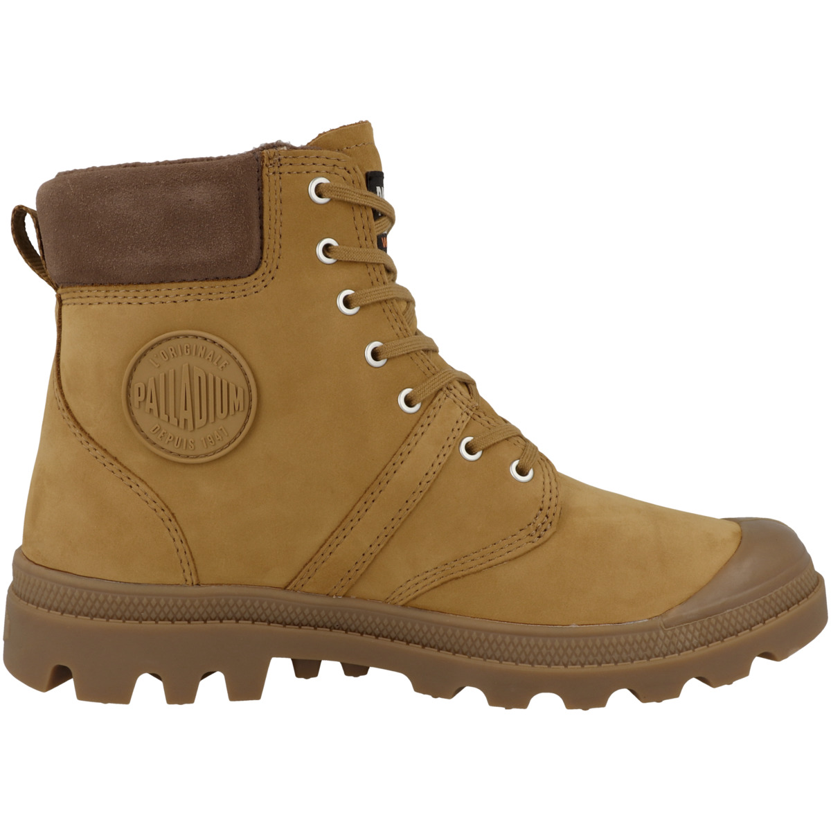 Palladium Pallabrousse Cuff Wp+ Schnürboots gelb