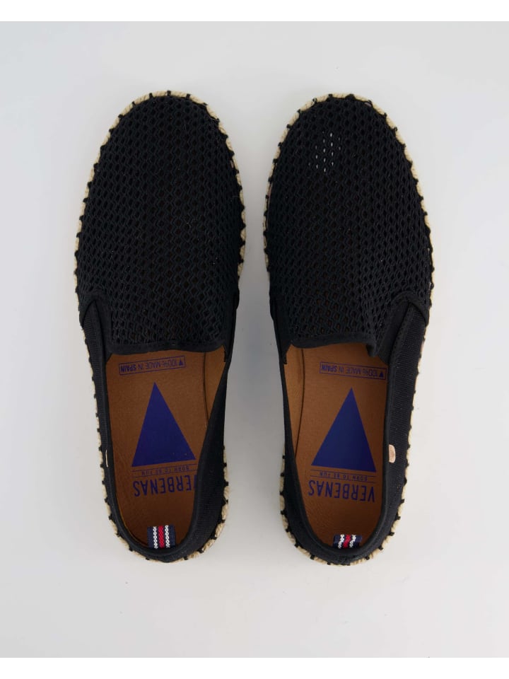 Verbenas Espadrilles in Schwarz günstig kaufen