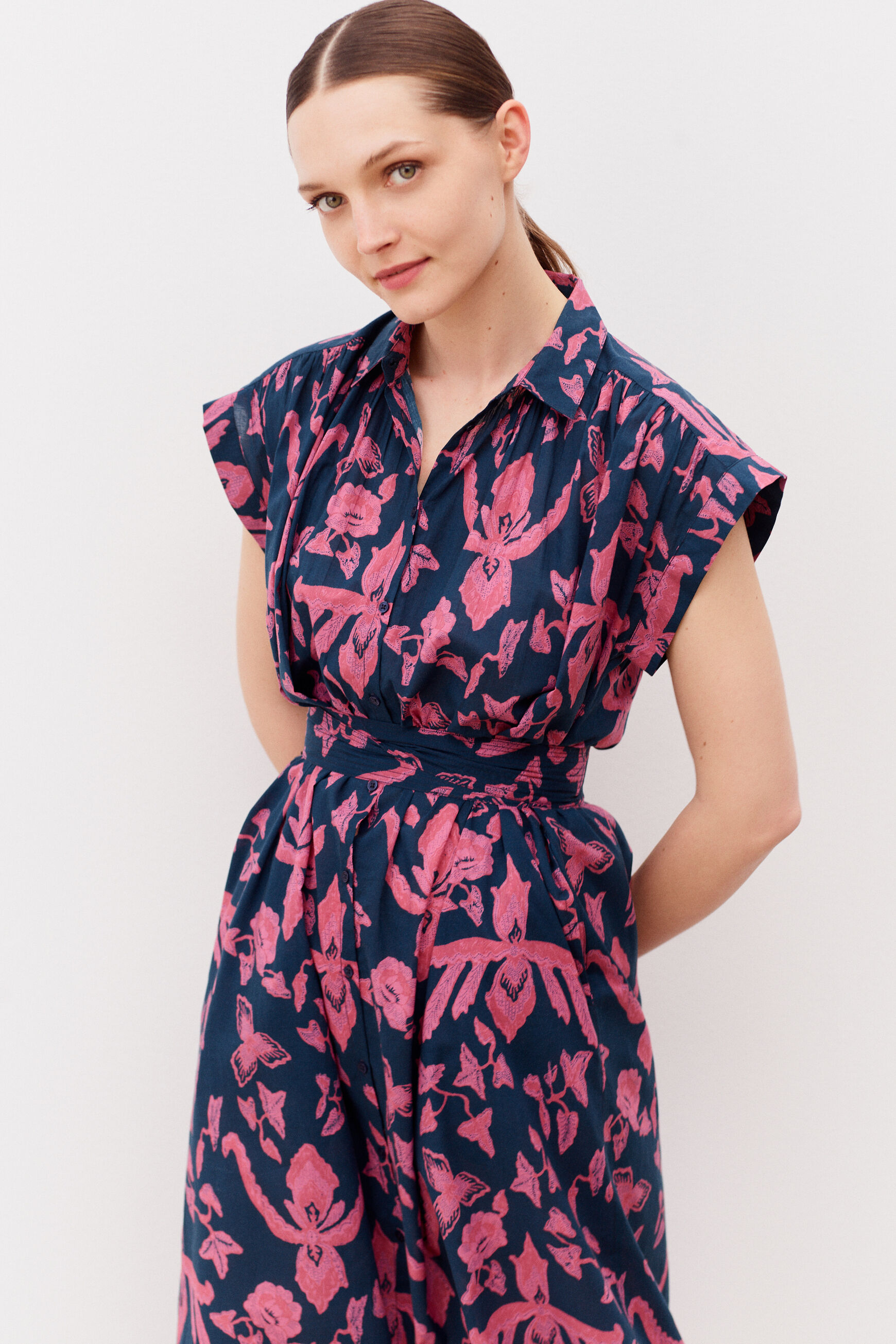 robe raquel rose femme