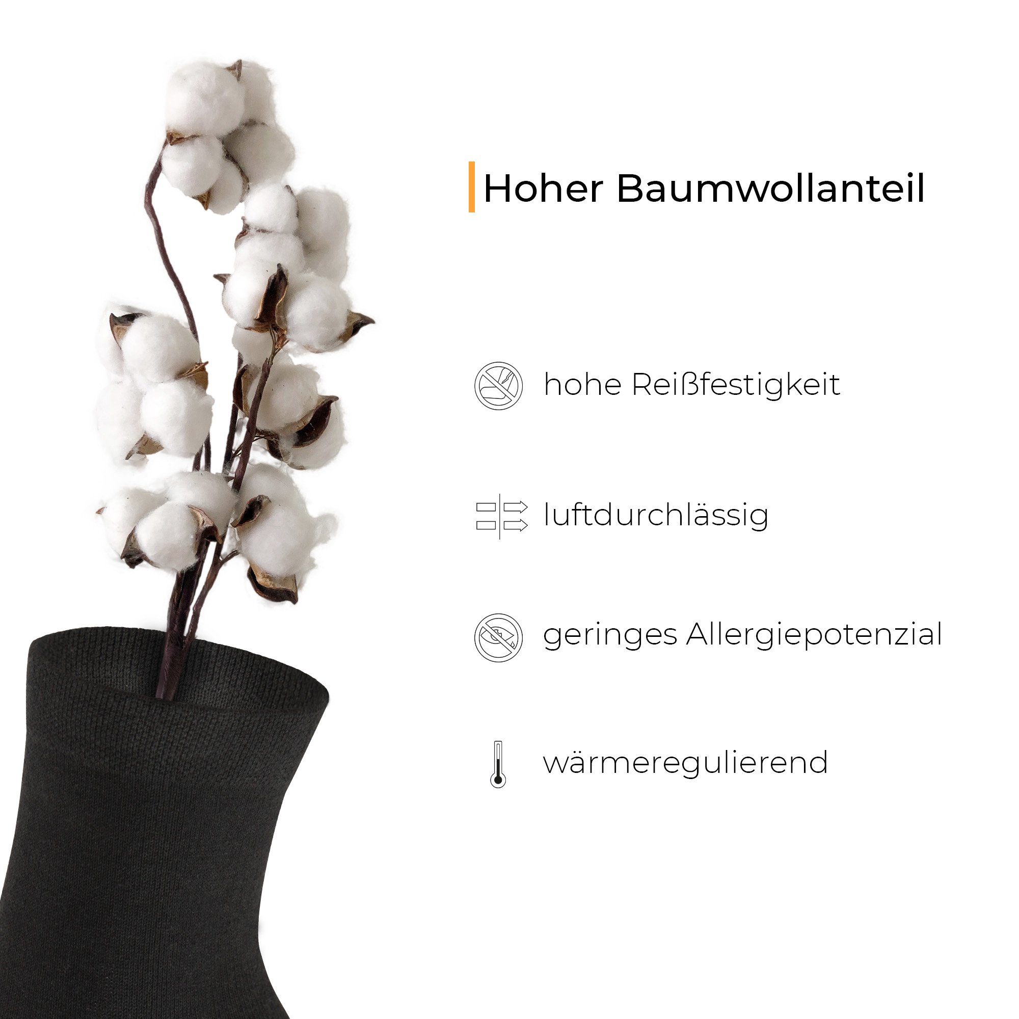 hemmy Fashion Arbeitssocken WORK Socken (5-Paar) Herren Arbeits- und Outdoorsocken, Funktionssocken