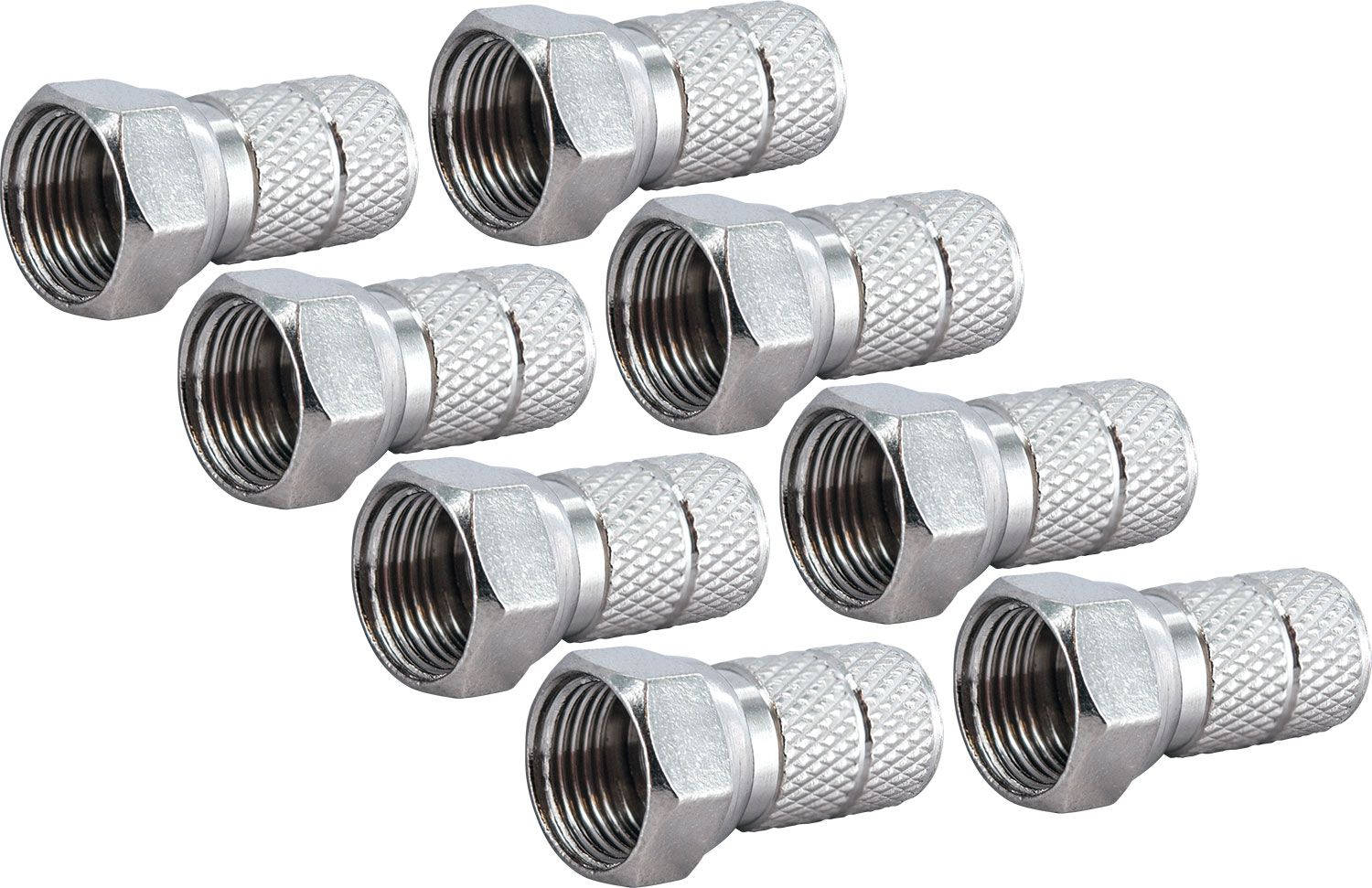 Schwaiger FST6508 6,5 mm Satz von 8 F-Stecker
