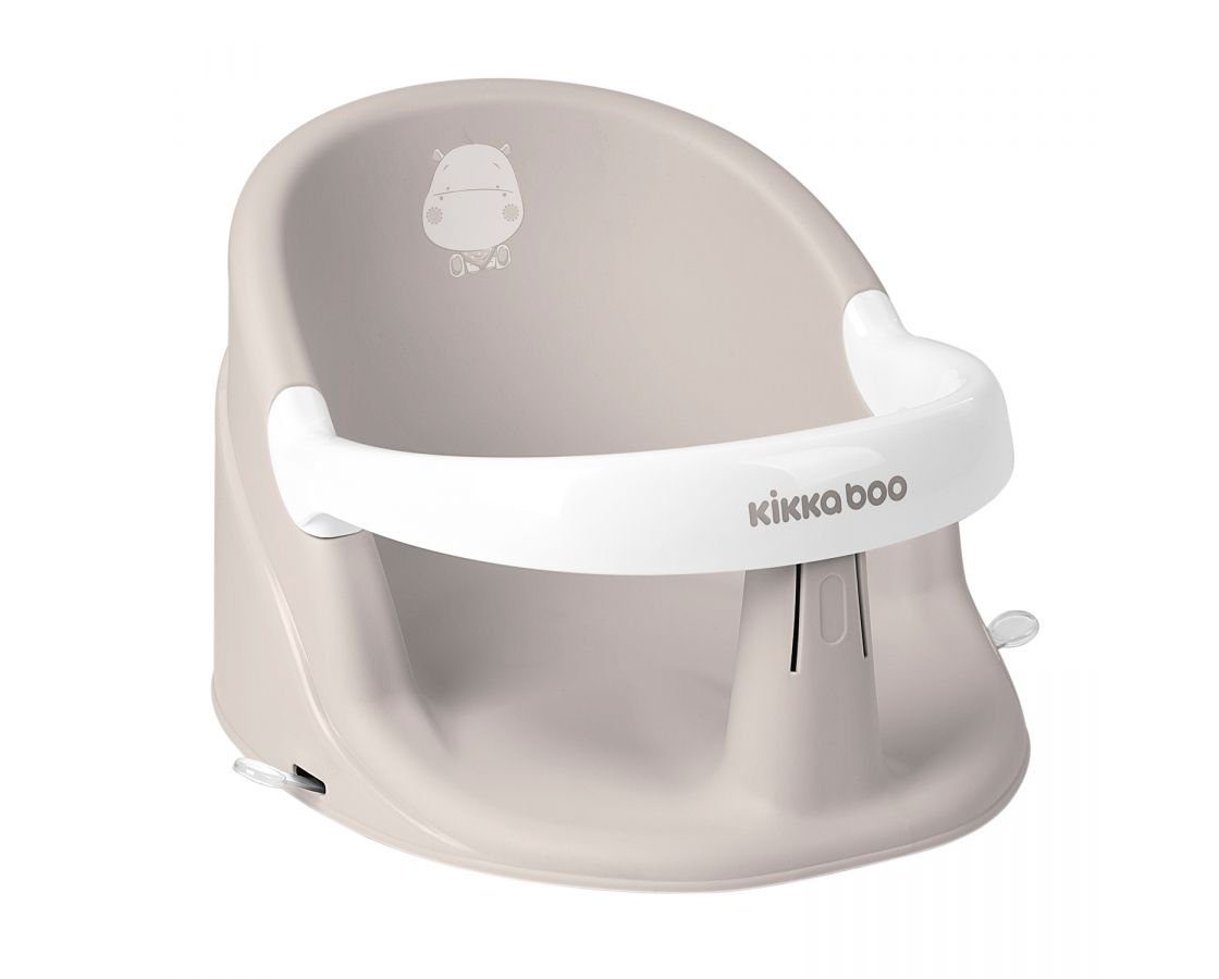 Kikkaboo Badesitz Baby Badewannensitz Hippo, rutschfest ergonomische Form Bügel abnehmbar