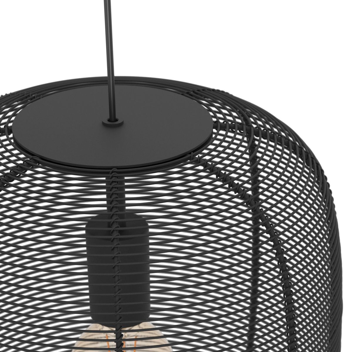 EGLO AGL Pendelleuchte Rinroe 1-flg schwarz