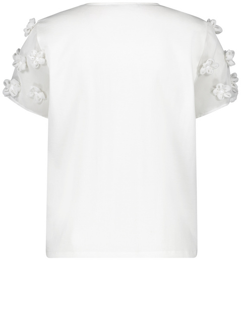 T-Shirt mit Blüten-Dekor