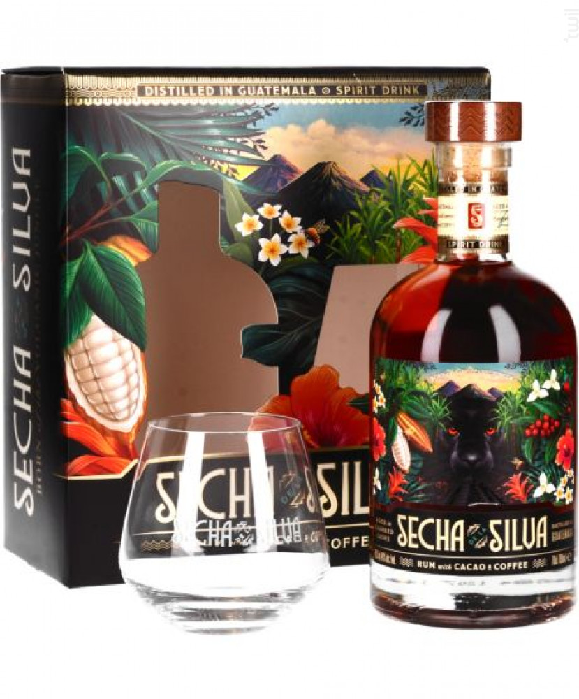 Secha De La Silva Rhum Coffret + 1 Verre Rhum Secha de la Silva