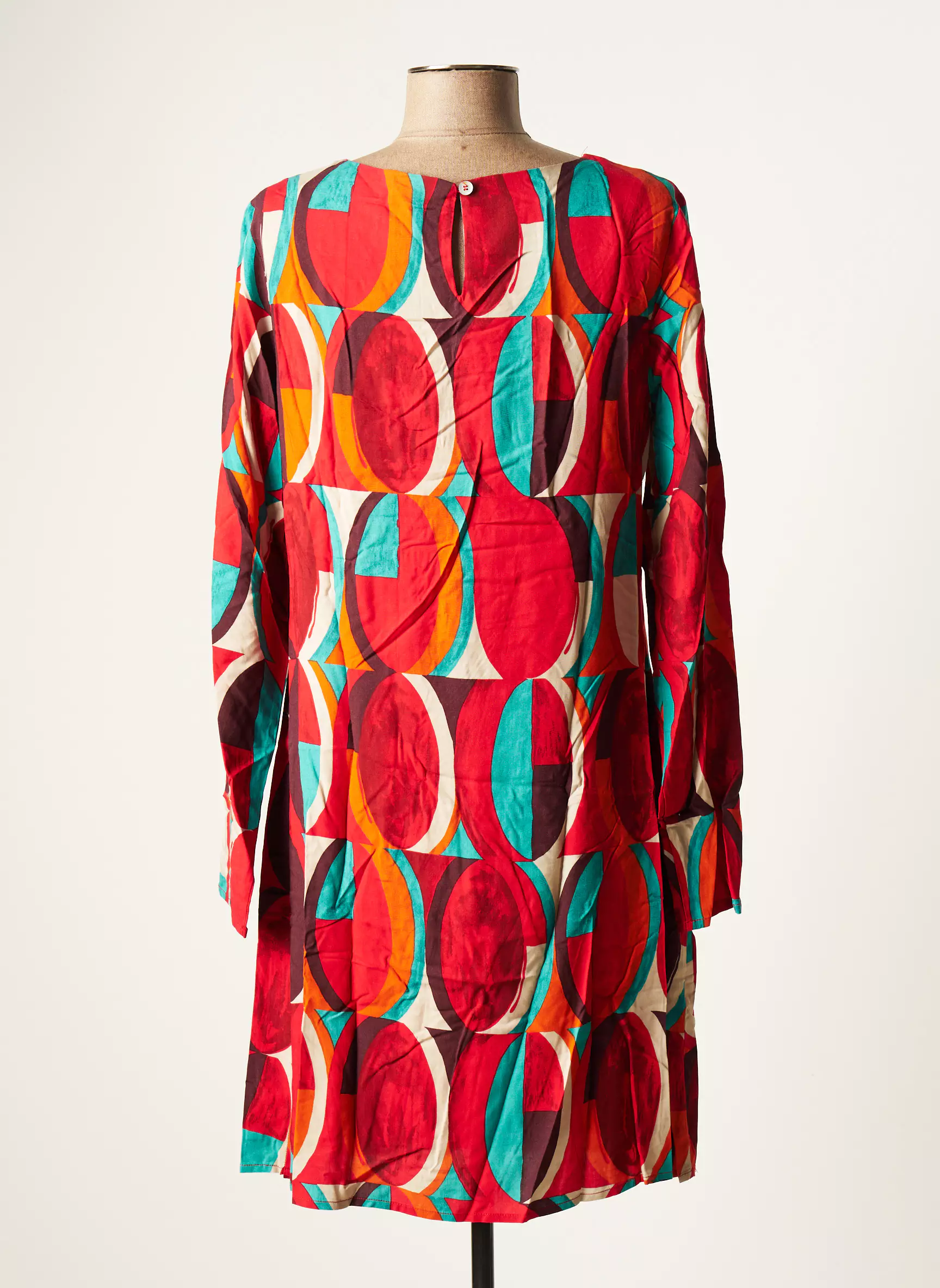Surkana Robes Mi Longues Femme couleur rouge