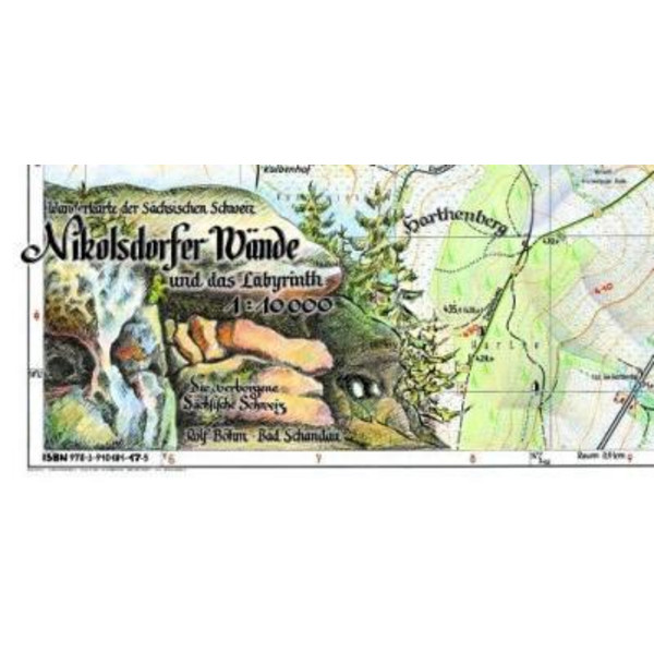 Nikolsdorfer Wände 1 : 10 000 - Wanderkarte