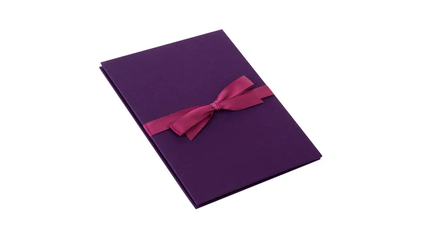 goldbuch Leporello Bella Vista, trend dark aubergine