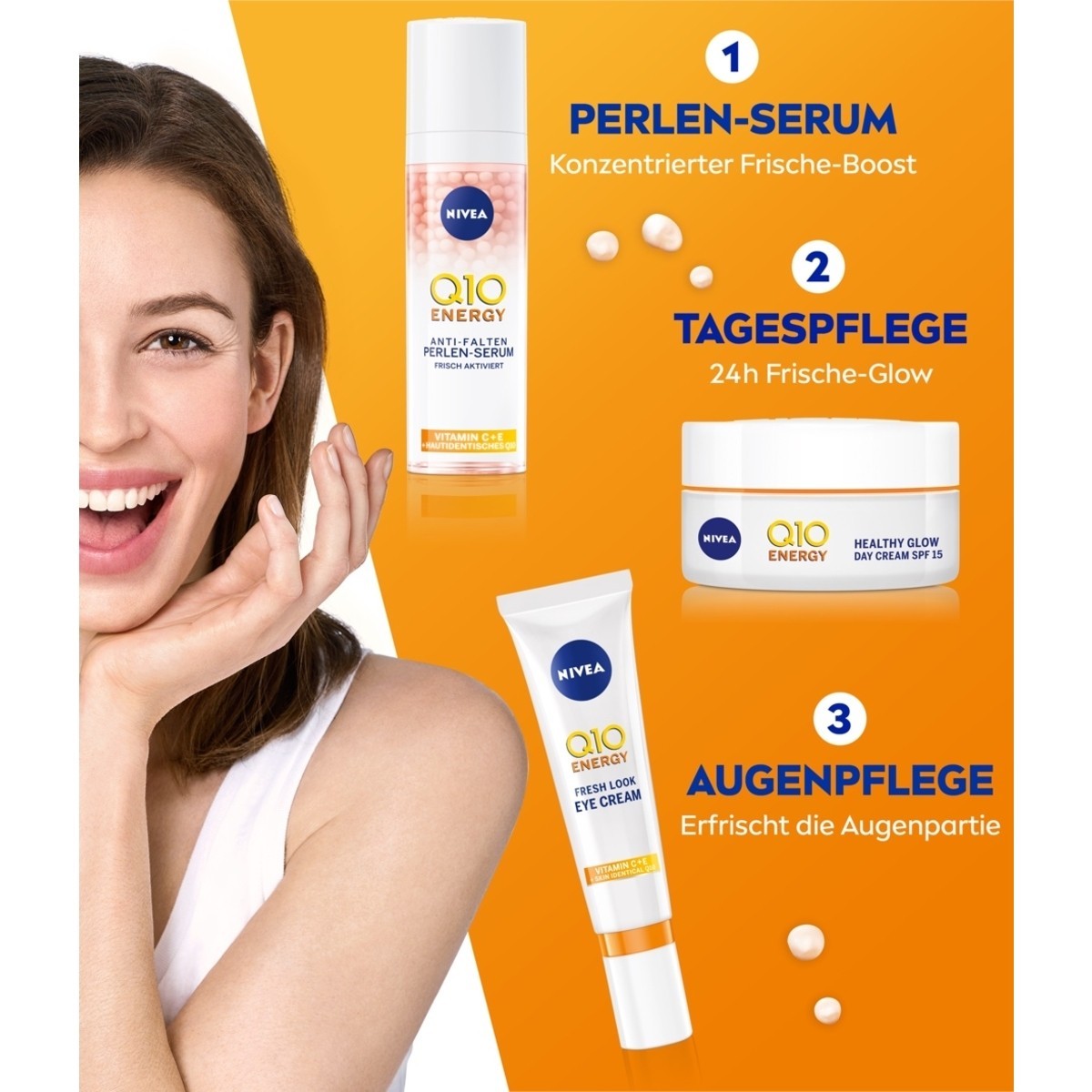 Q10 Plus C Anti-Falten + Energy-Booster Tagespflege LSF 15