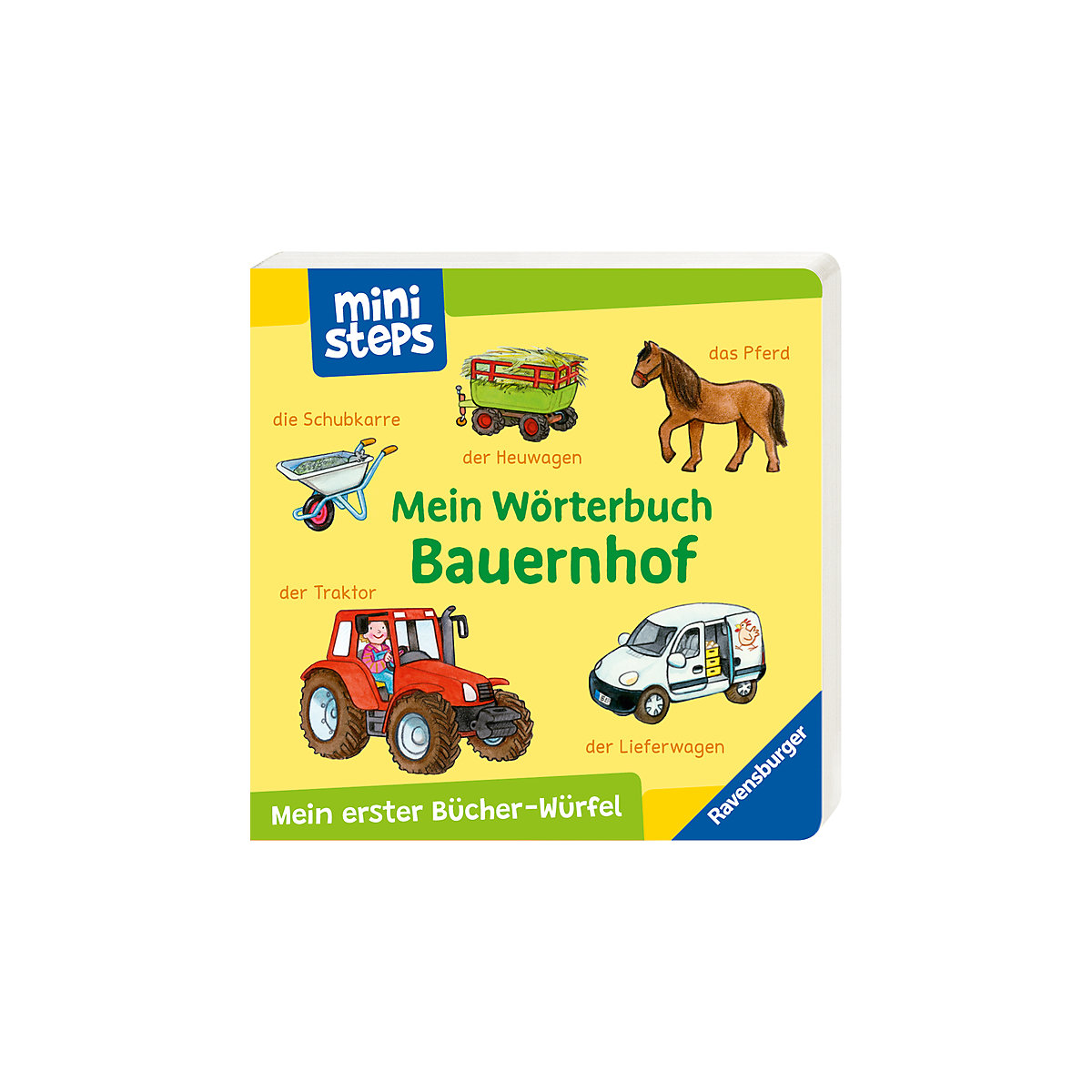 ministeps® Mein erster Bücher-Würfel: Meine ersten Wörter (Bücher-Set)