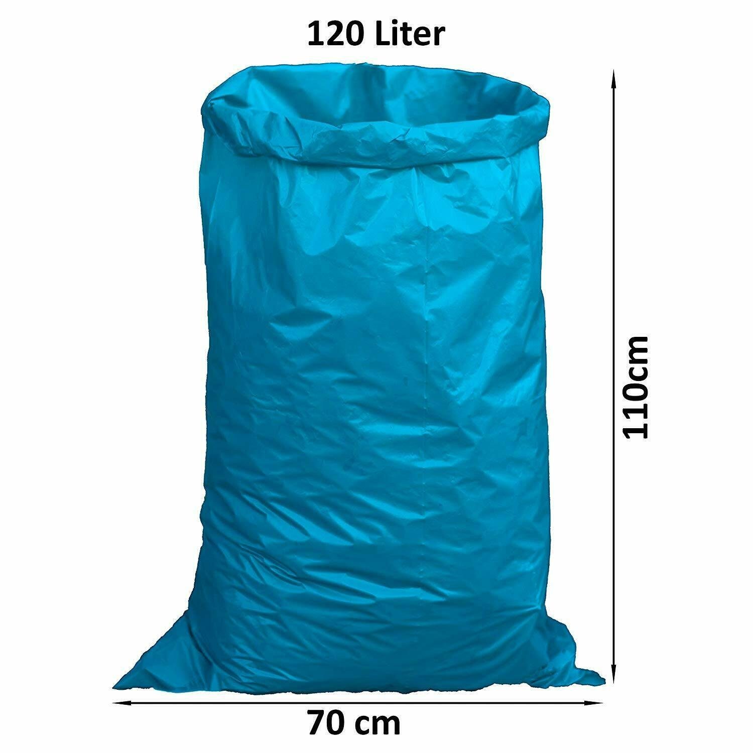 ROXUS Müllbeutel Müllsäcke 120L Müllbeutel, Gartensack,Abfallsack XXL, Zubehör für Mülleimer, extra stark