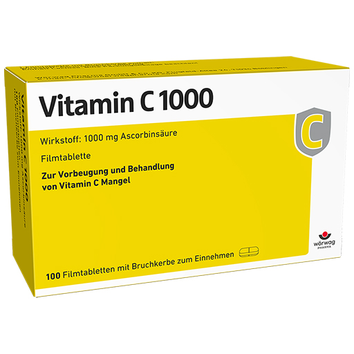 VITAMIN C 1000 Filmtabletten  100 St  Filmtabletten
