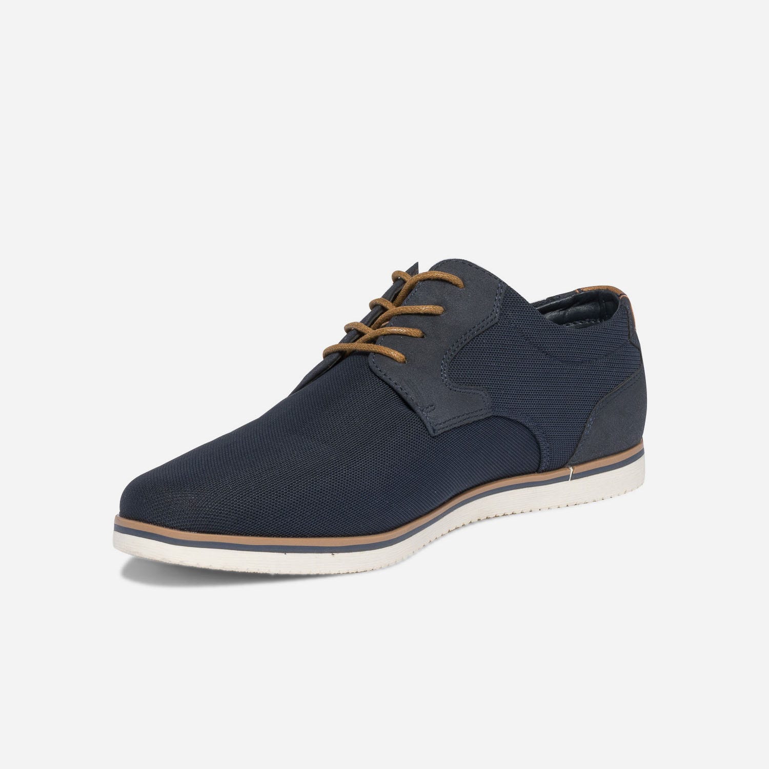 Derby confort marine en textile