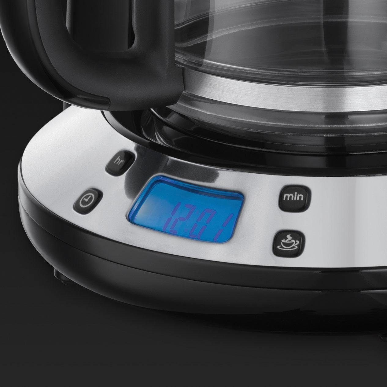 RUSSELL HOBBS Filterkaffeemaschine Colours Plus+ 24033-56, 1,25l Kaffeekanne, Papierfilter 1x4