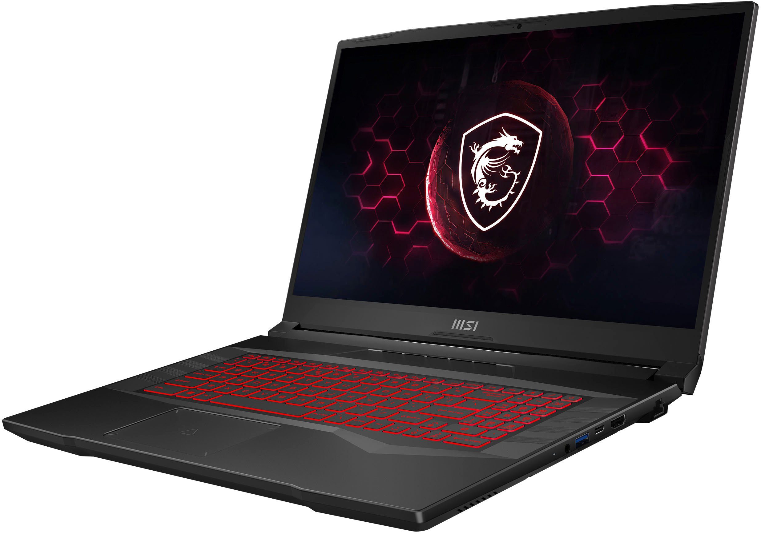 MSI Pulse GL76 12UCK-427 Gaming-Notebook (43,9 cm/17,3 Zoll, Intel Core i5 12500H, GeForce RTX 3050, 512 GB SSD)