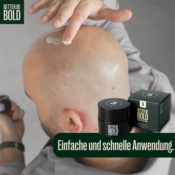 Mattierende Glatzencreme (0-3mm) mit Anti-Shine-Effekt