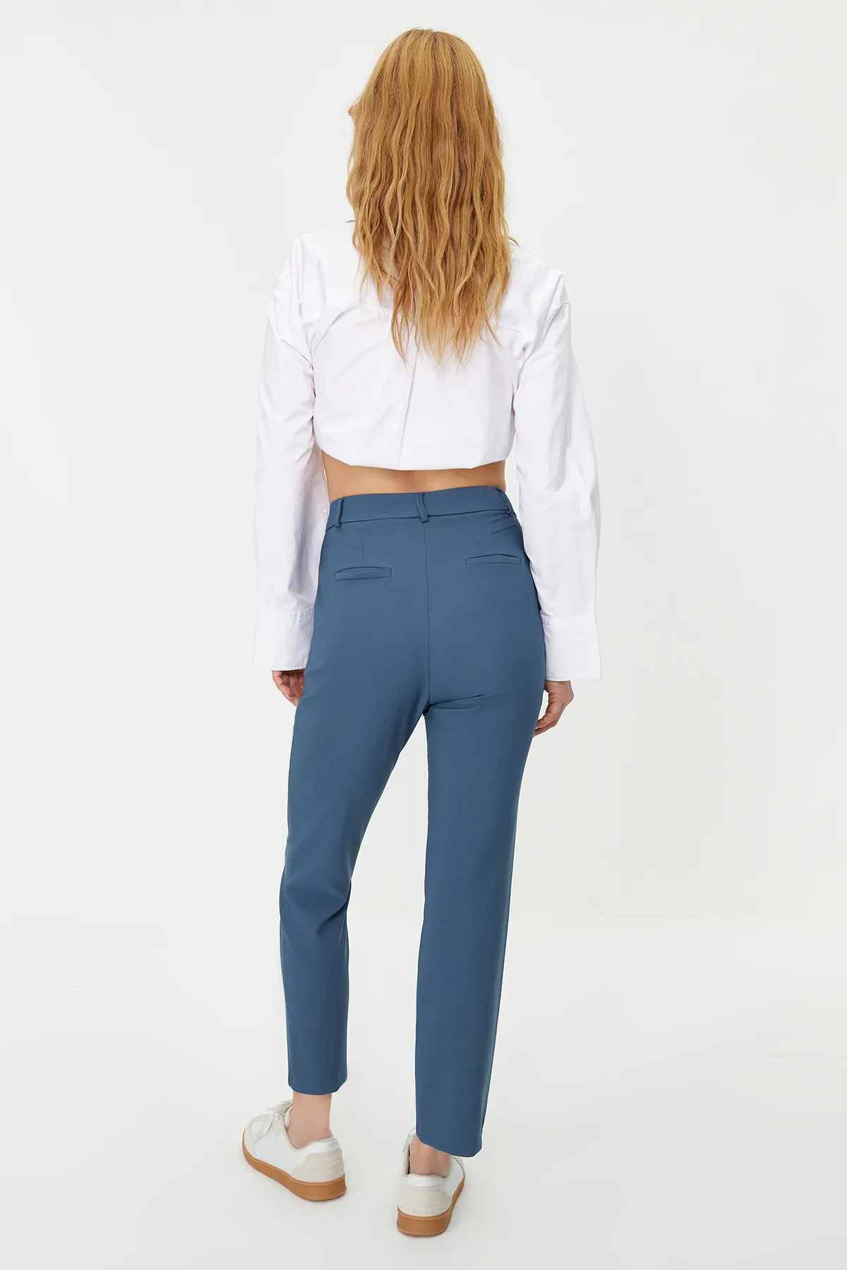Trendyol Collection  Indigo Basic-Zigaretten-Webhose TWOSS19ST0038