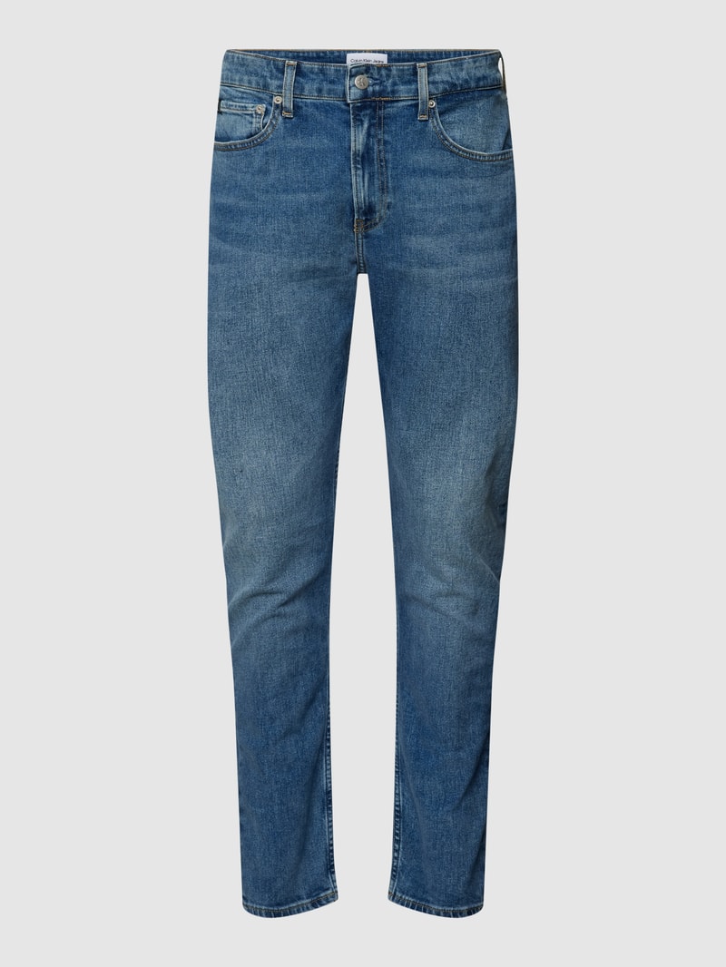 Jeans im 5-Pocket-Design Modell 'SLIM TAPER' in jeans