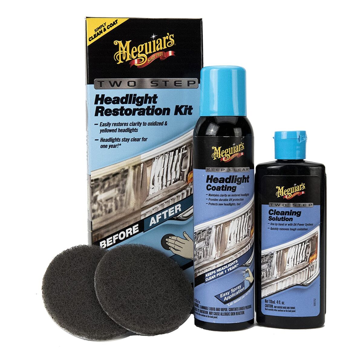 Meguiars Perfect Clarity Headlight Restoration Kit Scheinwerferpflege-Set