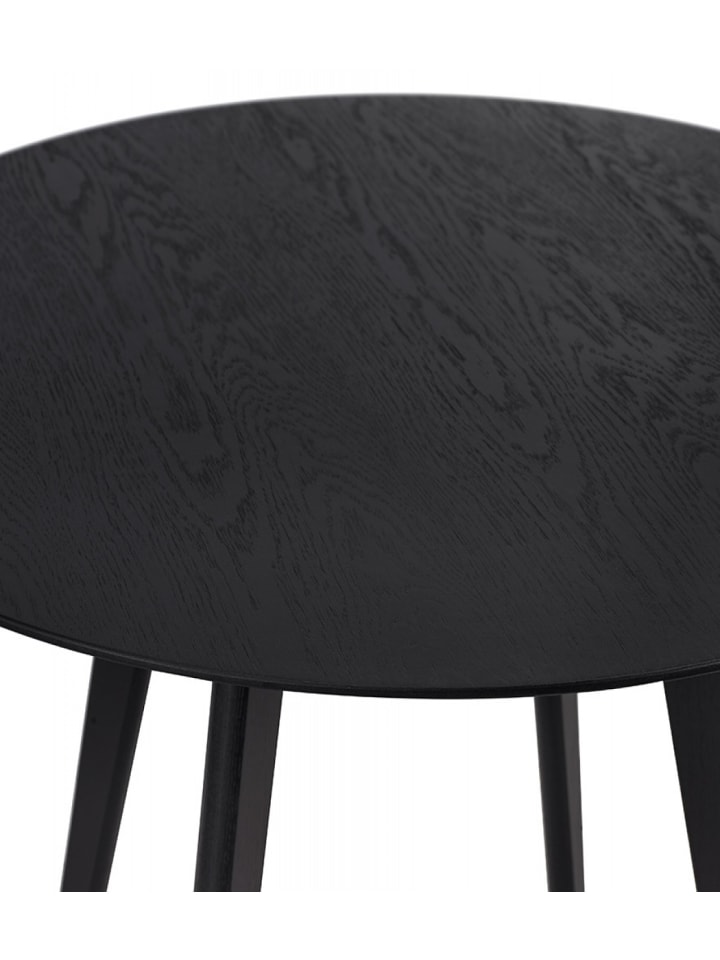 KADIMA DESIGN Esstisch Rund Schwarz 90x90x75 cm | Modernes Design in Schwarz günstig kaufen onesize