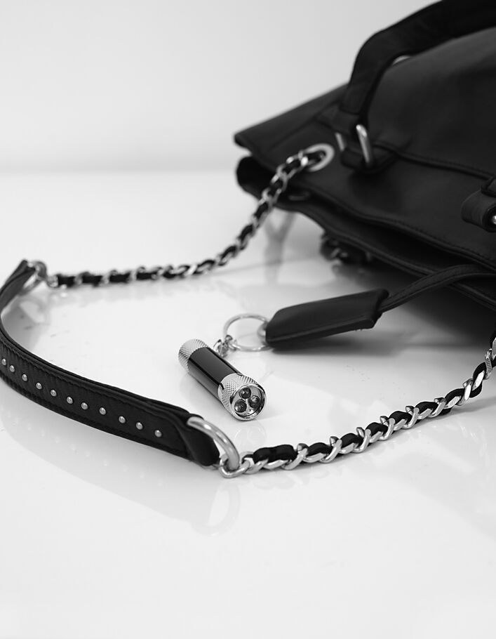Sac cuir noir LE 1440 ROCK Leather Story femme