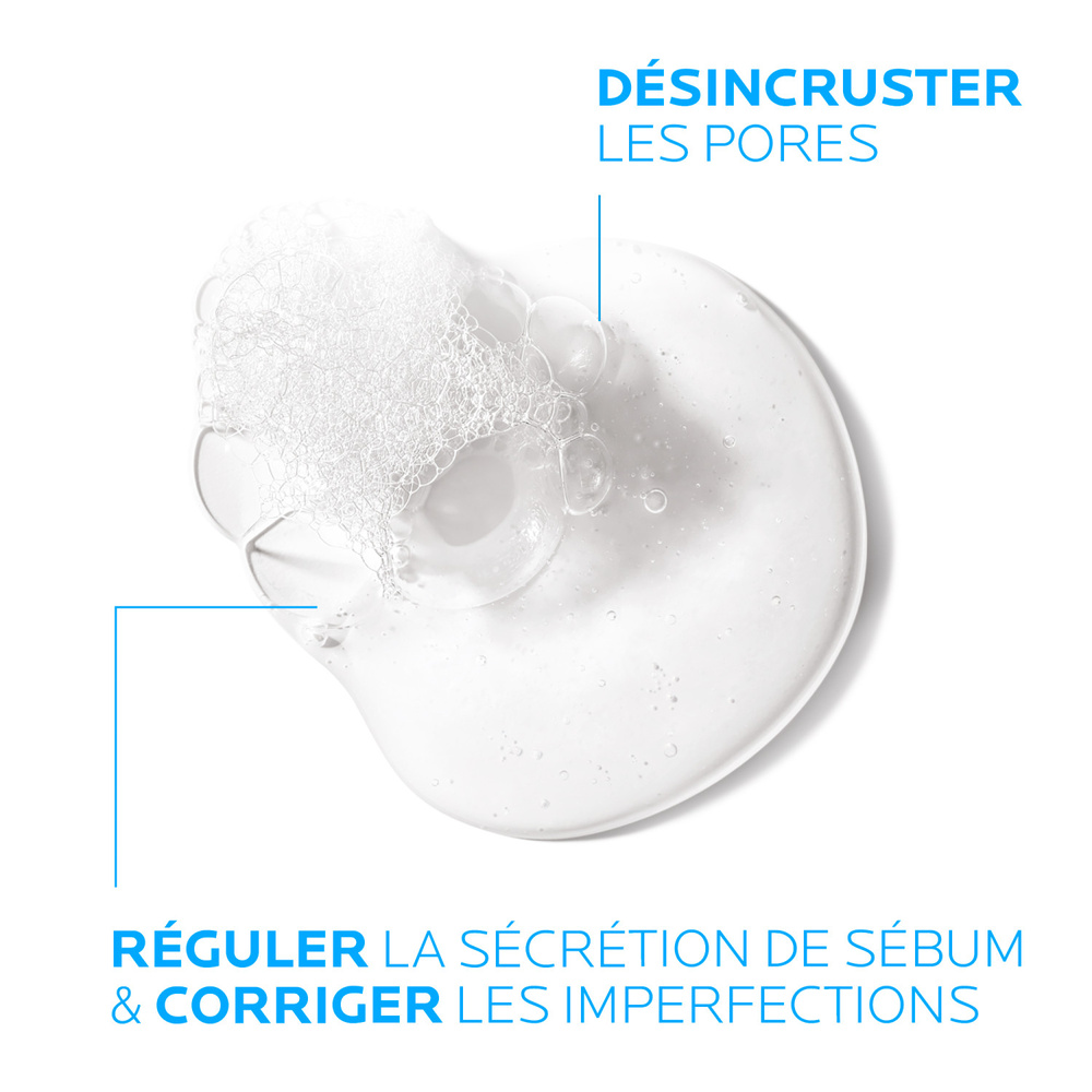 La Roche-Posay EFFACLAR GEL PURIFIANT MICROPEELING Gel nettoyant corps anti-imperfections à l’acide salicylique